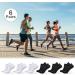 Coskefy Unisex Sneaker Socks Breathable Cotton Sports Socks for Men & Women 6 Pairs | Sizes 35-50 Black White Gray - Buy Online on GoSupps.com
