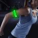 Pack of 2pcs- LED Sports Saftey Flashing Reflective Armband with High Visibility Light up Glow in The Dark Bracelet for Cycling  Jogging  Walking and Running (Green) - Buy Online on GoSupps.com