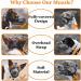 Breathable Mesh Dog Muzzle | Adjustable Safety Strap | Durable & Comfortable for Small Dogs - Gray - Buy Online on GoSupps.com
