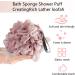 DUP Loofah Bath Shower Puff Body Brush Mesh Sponge 3pcs - Exfoliating Scrunchie for Men and Women - Dark Colour - Buy Online on GoSupps.com