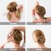 Mbsomnus 7cm U-Shaped Hair Pins for Buns - 50pcs Bobby Pins for Women & Girls | Brown Hair Grips for Thick Hair - Hair Styling Accessories for Wedding & Salon Use - Buy Online on GoSupps.com