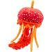 Zappi Co 100% Recycled Plush Jellyfish Orange Toy - Eco-Friendly Soft Cuddly Animal for Newborns (33cm) - Buy Online on GoSupps.com