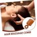 Collbath Kamm Antistatic Wooden Head Massage Comb - Wide Teeth Comb for Curly Hair & Men | 12.50x6.00cm - Premium Brown - Buy Online on GoSupps.com