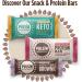 Pulsin - Double Choc Dream High Fibre Brownie - 18 x 35g - 5.3g Fibre 148 Kcals Per Serving - Gluten Free Palm Oil Free & Dairy Free Bars - Buy Online on GoSupps.com