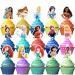 BEST HOPE Princess Cupcake Toppers Birthday Cake Decorations Party Supplies Decor, 30 counts