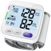 Blood Pressure Monitor Wrist Cuff - Accurate Automatic Digital BP Cuff Machine for Home Use, XL Wrist 5.3" - 8.5", Large LCD w/ Backlit, 2x199 Memory, Irregular Heartbeat Pulse Detector, U62GH White