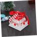 Healeved 30pcs Box Christmas Christmas Cookie Bags Christmas Boxes Candy Box Chocolate South Korea Size 1 Red - Buy Online on GoSupps.com
