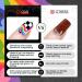 Rainbow Chess Medium Short Almond Press on Nails Set - 24Pcs Acrylic Fake Nails for Women with Adhesive Tabs and Nail File - GLAMERMAID Mothers Day Gift - Buy Online on GoSupps.com