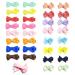 32 high-quality baby hair clips creative and beautiful mini-hair clips soft loop rip-ribbon be comfortable to wear be insured