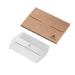 AhfuLife Metal Hair & Beard Comb - EDC Credit Card Size - Anti-Static Dual Action - Gift Box Included - Stainless Steel - Buy Online on GoSupps.com