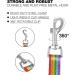 Loutep Rainbow Training Leash for Dogs - Extra Long Nylon Leash (3m to 30m) with Padded Handle for Large Medium & Small Puppies - Durable & Strong - Buy Online on GoSupps.com