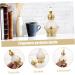 Angoily 1pc Perfume Bottle Freshener Empty Perfume Spray Bottle Terrarium Glass Dispenser Women Sample Containers Humidifier Portable Bottled Filling Travel Composite Material 9X4X4CM Golden - Buy Online on GoSupps.com
