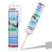 Dubaust Saq24 Aquarium Silicone 310ml cartridge for fresh water and sea water aquariums Terrarium Glass constructions Aquarium adhesive (black)