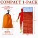 BESTHUNTINER Emergency Sleeping Bag - Lightweight, Waterproof, Reusable Thermal Bivy Sack Shelter Kit - Orange - Buy Online on GoSupps.com