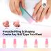 Saviland Nail Buffer Blocks for Nails: Colorful colorful Style Nail Buffing Block Professional 4 Sided High Elastic Sponge Nail File Buffer Set 100/180 Grit for Natural Nails Nail Care Home Nail Salon - Buy Online on GoSupps.com