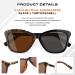 Kisdate Bifocal Reading Sunglasses for Women - Retro Cateye Sun Readers 2.5x UV400 Protection - Black & Tortoise Shades - Buy Online on GoSupps.com