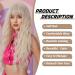 Testar Long Blonde Curly Wavy Wig - Platinum Heat-Resistant Synthetic for Women | Natural Hair for Cosplay & Daily Use - Buy Online on GoSupps.com