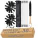 30-Feet Dryer Vent Cleaner Kit with Drill Attachment and A Collection Bag