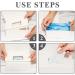 Gonioa Baby Wipes Dispenser | White Baby Wipes Case & Holder | Keeps Diaper Wipes Fresh | Easy Open & Close Container with Non-Slip Feet - Buy Online on GoSupps.com