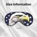 SSIMOO Bald Eagle Flag Sleep Mask | Adjustable & Breathable Eye Mask for Ultimate Comfort - International Shipping Available - Buy Online on GoSupps.com