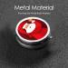 Cute Santa Claus Print Round Pill Box | 3 Compartment Portable Medicine Organizer for Travel & Vitamins - Buy Online on GoSupps.com