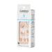 KISS imPRESS Press-On Pedicure Fake Toenails Kit - Square Bejeweled Pink & White Nails with Prep Pad, File, Stick - 24 Nails - Buy Online on GoSupps.com