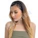 TOECWEGR 5 Strands Synthetic Hair Braided Headband - Chunky Wide Plaited Braids - Multi-Color Elastic Headband for Women - Brownish Black - Buy Online on GoSupps.com