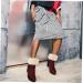 Buy ToddMomy 2 Pairs of Fashionable Fur Leg Warmers & Short Ankle Cuffs - Stylish Acrylic Boot Socks for Women | International Shipping Available - Buy Online on GoSupps.com