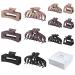12 Pack Hair Claw Clips include 4.1 inch Large Clip and 2 inch Small Clip Claw Clips for Thick Thin Hair Strong Hold jaw clip Big Non-slip Matte Hair Clips for Women Neutral Colors