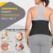 QEESMEI Postpartum Belly Band Abdominal Binder C-Section Recovery Wrap Girdle - Black (S/M) - Buy Online on GoSupps.com