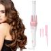 Hair Curler Professional Ceramic Curling Iron Automatic 360 Rotating Hair Curler Electric Curling Wand 110 240V Professional hair wavers for long & Short Hair(#2)