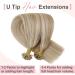 Easyouth Real Hair Extensions - 18 Inch Remy Bonding Blonde Hair Extensions | 50g 50 Pieces #27P613 & #27/613 Honey Blond Mix - Buy Online on GoSupps.com