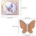 Butterfly Shape Eyeshadow Palette | Matte Shimmer Glitter Ultra-Blendable Eye Shadow Pallet Waterproof Eye Makeup with Butterfly Shape Travel Size Sillervan Chocolate Mousse Color - Buy Online on GoSupps.com