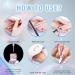 Rechoo 6PCs Glitter UV Gel Nail Polish Set - Multicolor Gel for Nail Art & French Tips - 8ml Super Flashing Shellac Liner - Buy Online on GoSupps.com