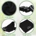 Cute Style 12pc Black Cotton Makeup Towels 13x13 Inches - Reusable Facial Cleansing Wash Cloths for Women - Absorbent Makeup Remover Towels - Buy Online on GoSupps.com