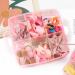 JOYOYO 3 Layer Toddler Girls Gift Box of Hair Accessory Hair Bows for Girls Includes Baby Girl Hair Clips Hair Bobbles Hair Bows DIY Alligator Clips Baby Headbands - Buy Online on GoSupps.com