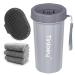Tinioey paw cleaner for large dogs |Dog paws cleaner |Including 3 dog towels |Dogs paw cleaner |Dog accessories for large dogs |Dog things |Size L Large gray