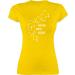 Shirtracer - Shirt Women - Gift for Dog Owners - Never Walk Alone Paw Prints 10 Yellow XL