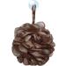 Bodylife Large Exfoliating Bath & Shower Puff Scrunchie Chocolate - 95g - Buy Online on GoSupps.com