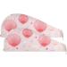 Pink Scallop Hair Towel 2 Pack - Super Absorbent Quick Dry Hair Turbans for Women & Girls - Buy Online on GoSupps.com