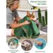 Dog Waddle Ranger Quick Dry Microfiber Bath Towel for Large & Medium Dogs - Absorbent Refillable & Adjustable with Velcro Fastener - Green L - Buy Online on GoSupps.com