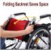 Aluminum Multifunctional Manual Wheelchair Folding Lightweight Wheelchair Portable Elderly Travel Wheelchairs with Handbrakes Padded Wheelchair capacity 200kg/400lb - Buy Online on GoSupps.com