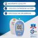 Fiabiomed Precisa: Certified Blood Sugar Measuring Device Set with 50 Test Strips & Lanzetten | High-Precision Portable Diabetes Monitor with Stechhilfe & Tasche - Germany - Buy Online on GoSupps.com