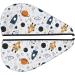 Cartoon Planets Hair Towel Wrap | Quick-Dry Hair Turban with Button | Perfect Hair Drying Towel for All Hair Types - Buy Online on GoSupps.com