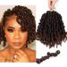 4 Packs Pre-twisted Spring Twist Crochet Hair Short Curly Braids Pretwisted Passion Twists Bomb Twist Bob Pre-looped Synthetic Hair Extensions (8 Inch T30) 8 Inch (Pack of 4) T30