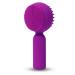 Silicone Facial Cleansing Brush 2 in 1 Silicone Facial Scrubber Manual Exfoliating Facial Brush Face Cleanser Face Exfoliator Ultrafine Bristles for Sensitive Skin Easy to Clean Lather Well (Purple))
