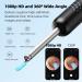 1080P HD Wireless Ear Wax Removal Kit Camera | Otoscope Cleaner with 6 LED Lights | Waterproof Ear Wax Remover Tool for Adults, Kids, and Pets | R1 Ultra Black - Buy Online on GoSupps.com