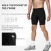 Niksa Men's Compression Shorts 3 Pack with Pockets - Large Black - Running, Workout, Fitness - Buy Online on GoSupps.com
