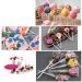 100 Count 6 INCH White Paper Lollipop Sticks Cake Pop Sticks Sucker Sticks for Cookies Rainbow Candy Chocolate Cake Topper 6 Inch (Pack of 100) - Buy Online on GoSupps.com