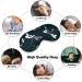 Camouflage Dragonfly Pattern Sleep Mask - Adjustable Strap, Blocks Light, Ideal for Night Travel and Nap - Men Women - Buy Online on GoSupps.com